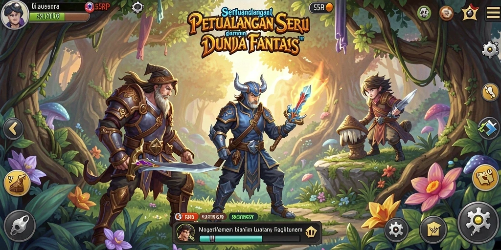 Gameplay seru dalam petualangan dunia fantasi 55RP.