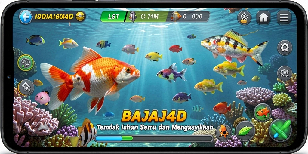 Screenshot gameplay BAJAJ4D menampilkan aksi seru menembak ikan.