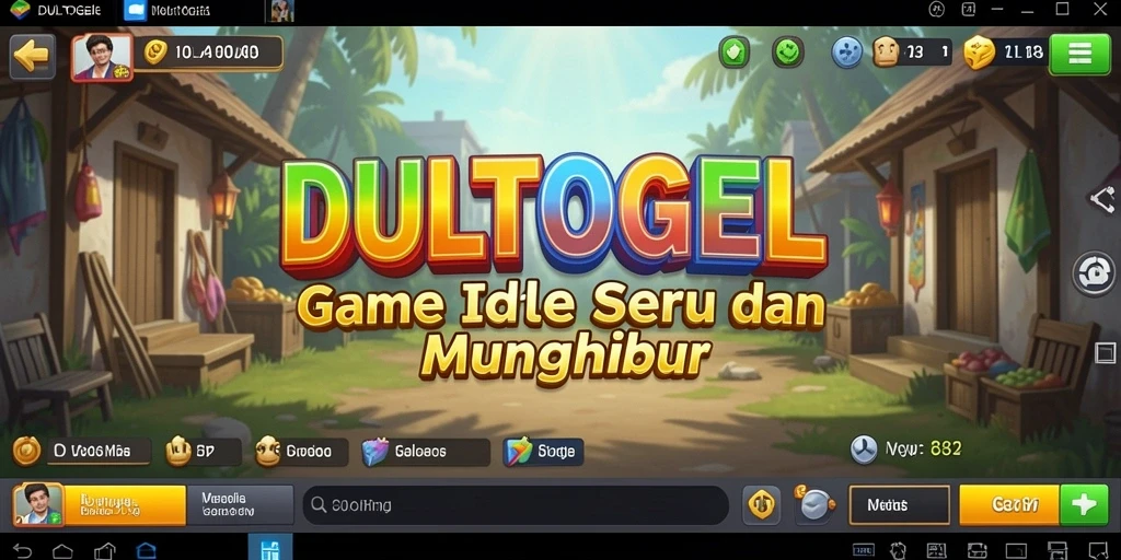 Tampilan gameplay DULTOGEL yang mengasyikkan dan penuh warna.