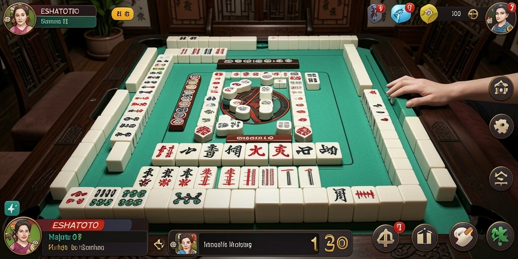 Tampilan gameplay ESHATOTO yang menarik dan penuh warna.