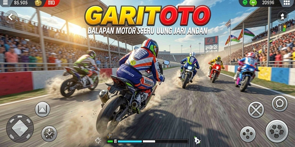 Tampilan gameplay GARITOTO yang mendebarkan dan realistis.