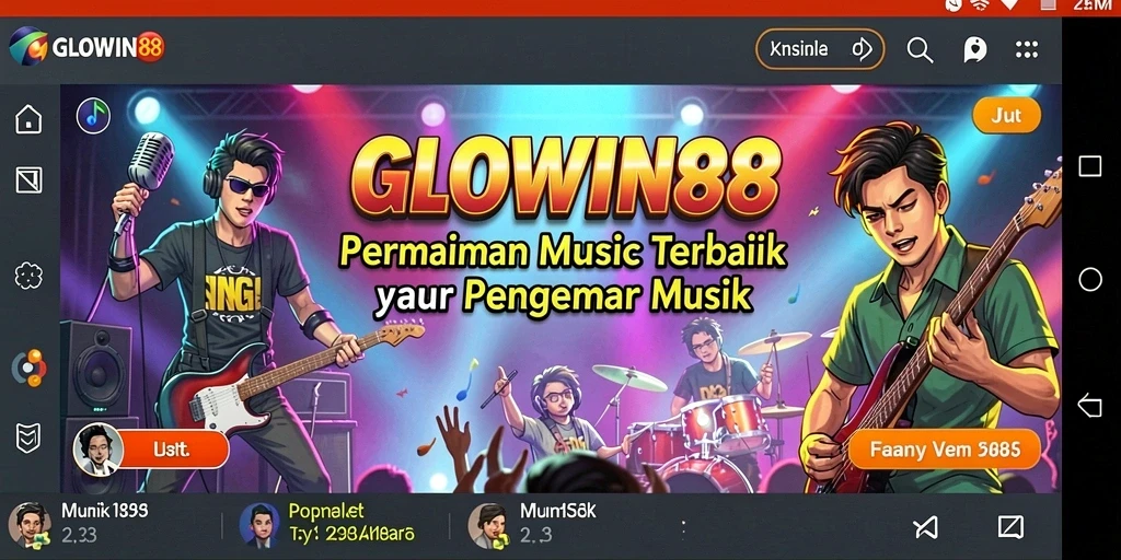 Tampilan permainan GLOWIN88 yang menarik dan interaktif.