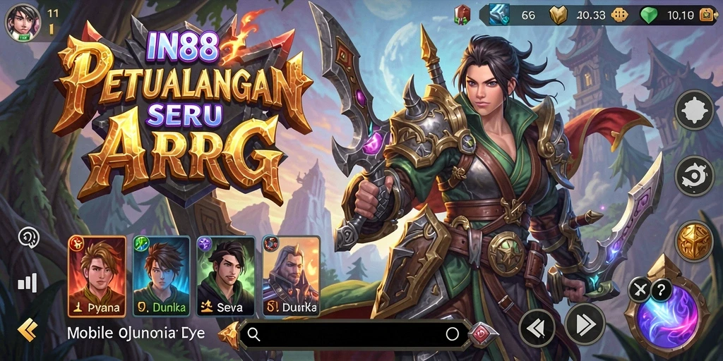 Gameplay seru IN88 dengan aksi pertempuran yang mendebarkan.