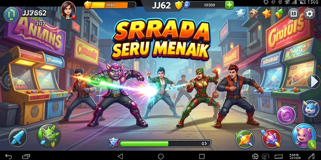 Tampilan gameplay JJ62 yang mengasyikkan dan penuh aksi.