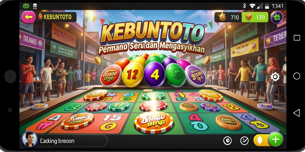 Tangkapan layar gameplay seru KEBUNTOTO yang menunjukkan suasana bermain bingo.