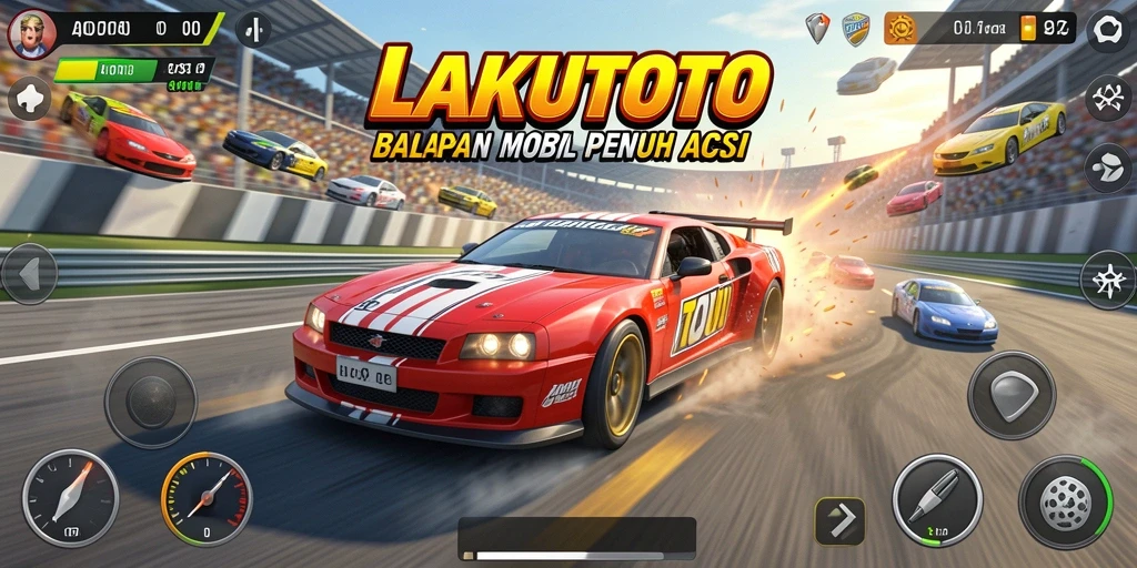 Tampilan gameplay seru LAKUTOTO yang menegangkan.