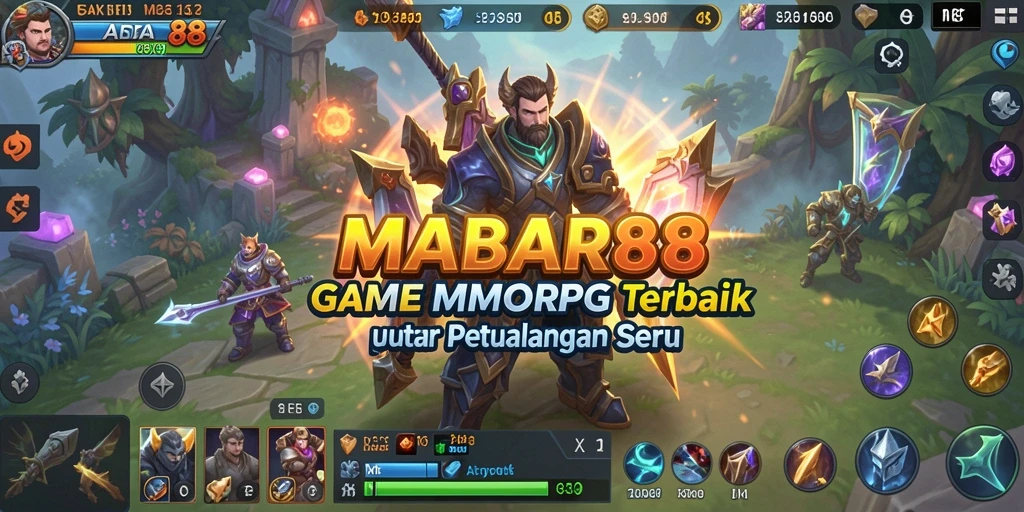 Tampilan gameplay MMORPG yang menakjubkan dari MABAR88.