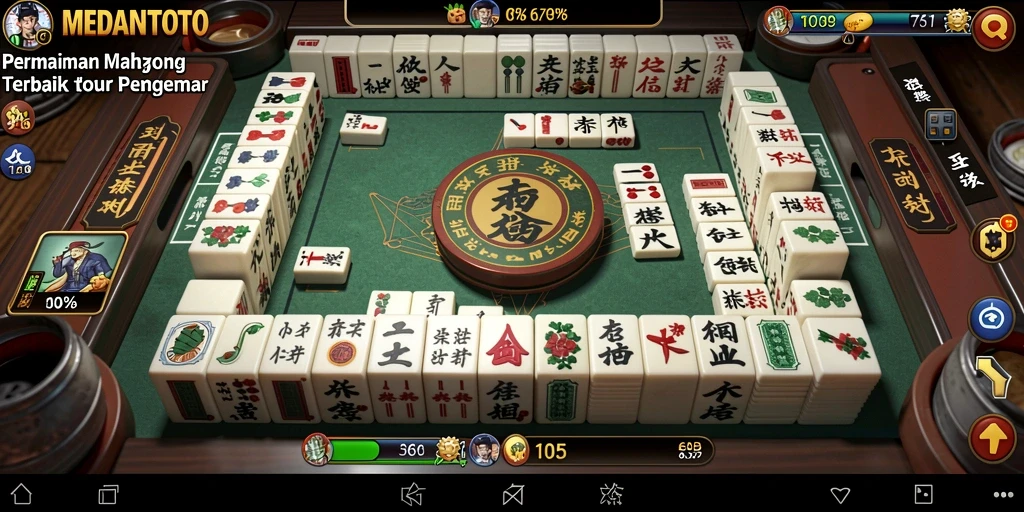 Gameplay Mahjong yang seru dan menantang di MEDANTOTO.