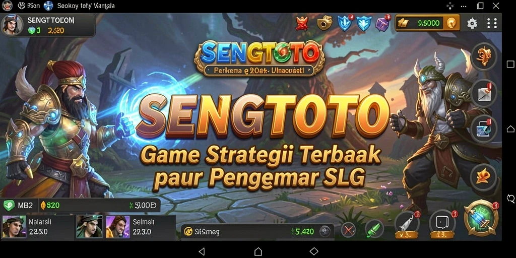 Gameplay SENGTOTO yang menegangkan dan strategis.