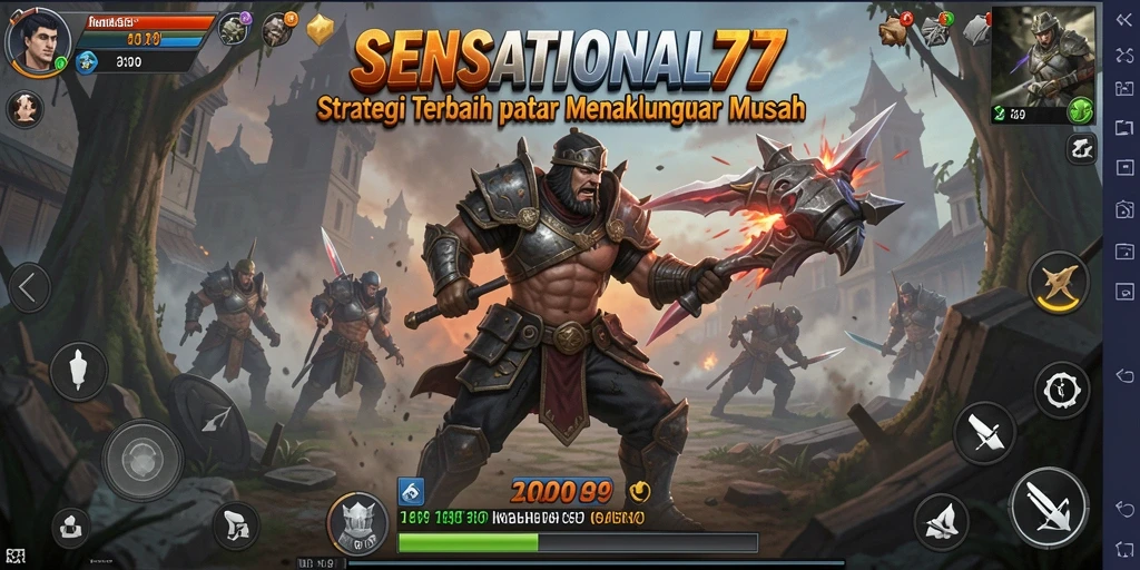 Tampilan gameplay SENSATIONAL77 yang intens dan menarik.