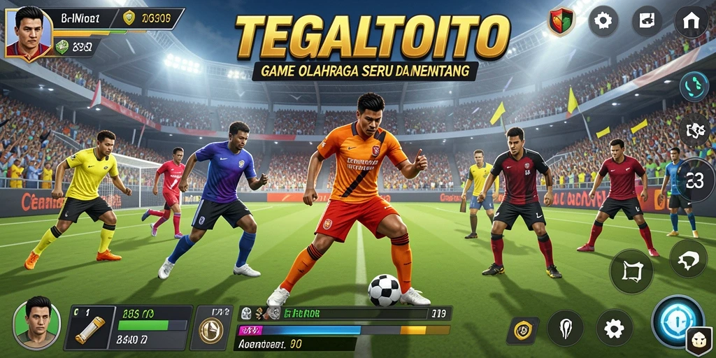 Screenshot gameplay TEGALTOTO dengan aksi olahraga seru.